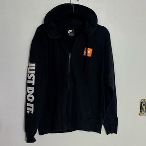 NIKE Just Do It Hoodie Full Zip Large